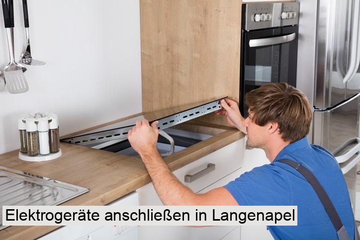 Elektrogeräte anschließen in Langenapel